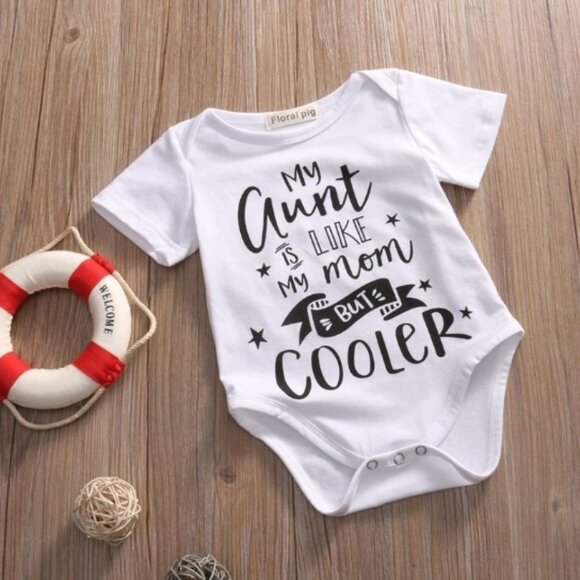 Baby newborn bodysuit My aunt is like Mom - Picture 3 of 5